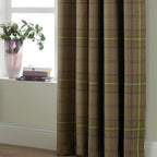 Aviemore Tartan Faux Wool Eyelet Curtains