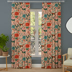 Azalea Pink Floral Fabric Sample