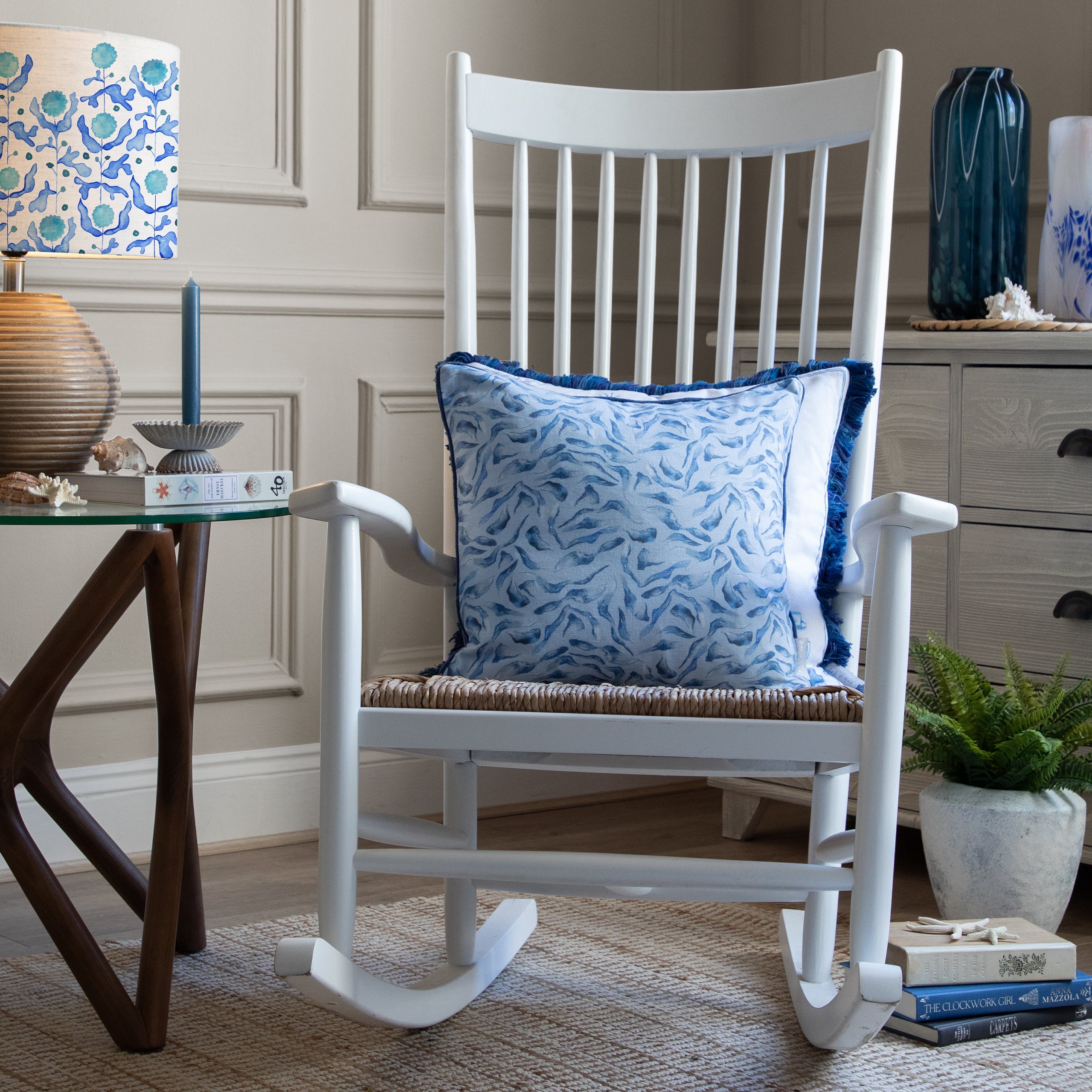 Balaya Printed Piped Cushion