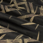 Bamboo Jacquard Room Darkening Eyelet Curtains