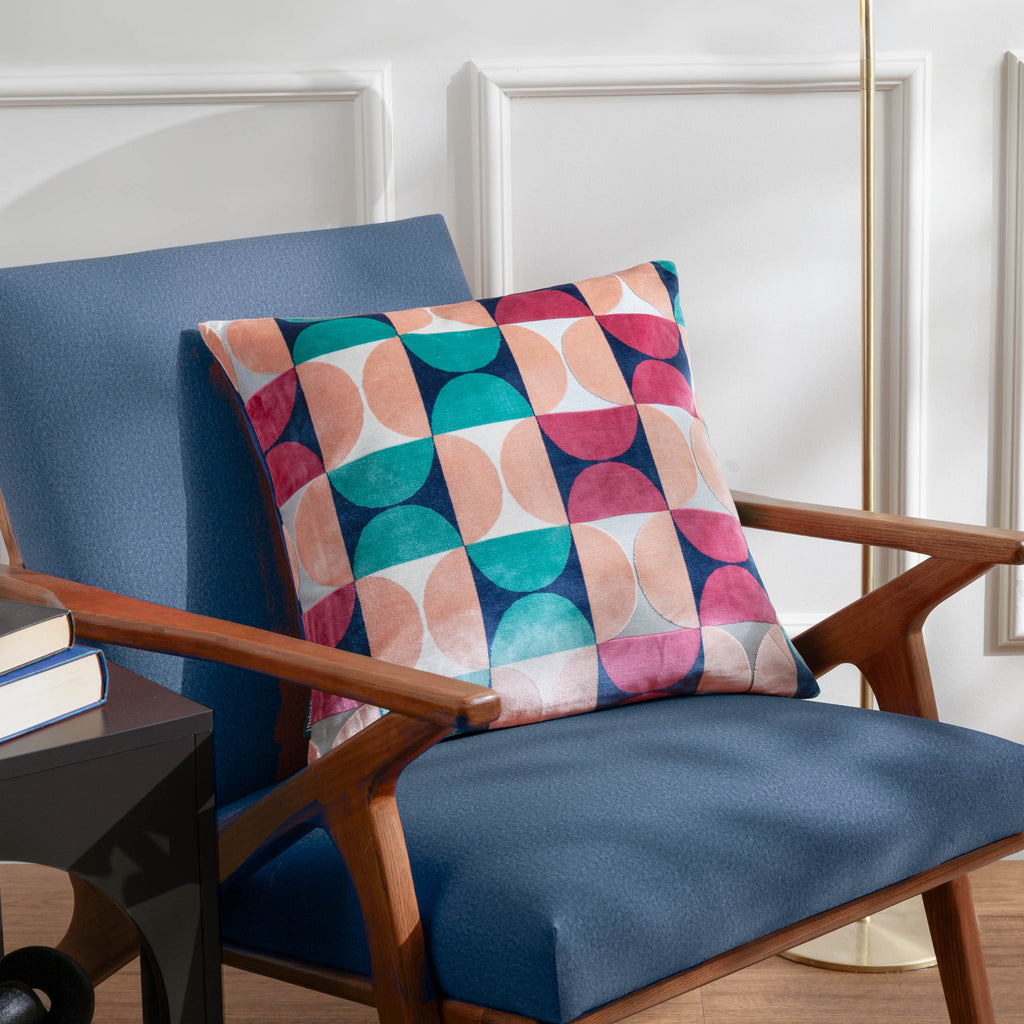 Bardot Cut Velvet Cushion