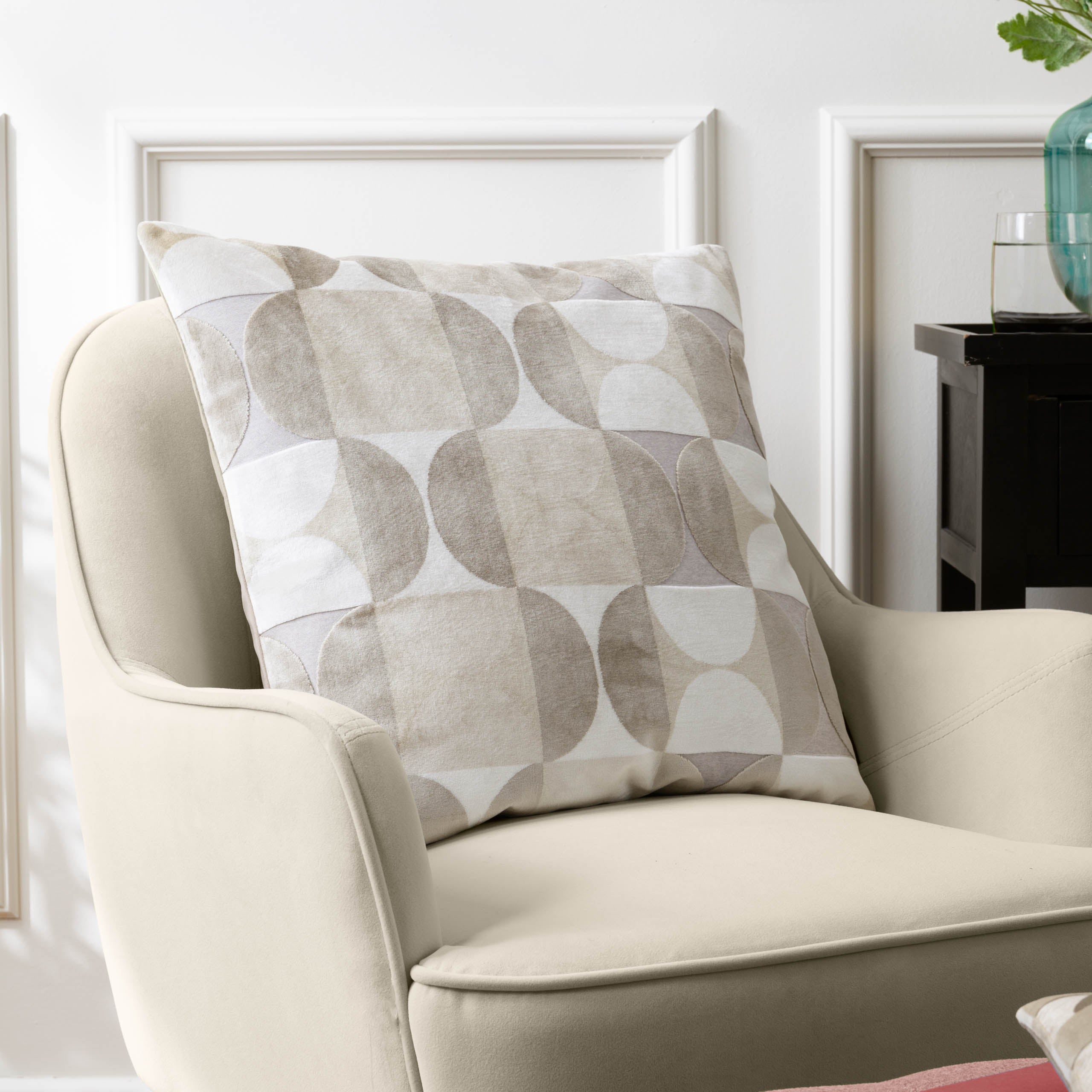 Bardot Cut Velvet Cushion