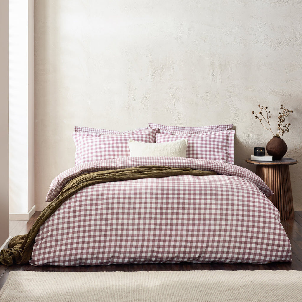 Barton Gingham Check Duvet Cover Set