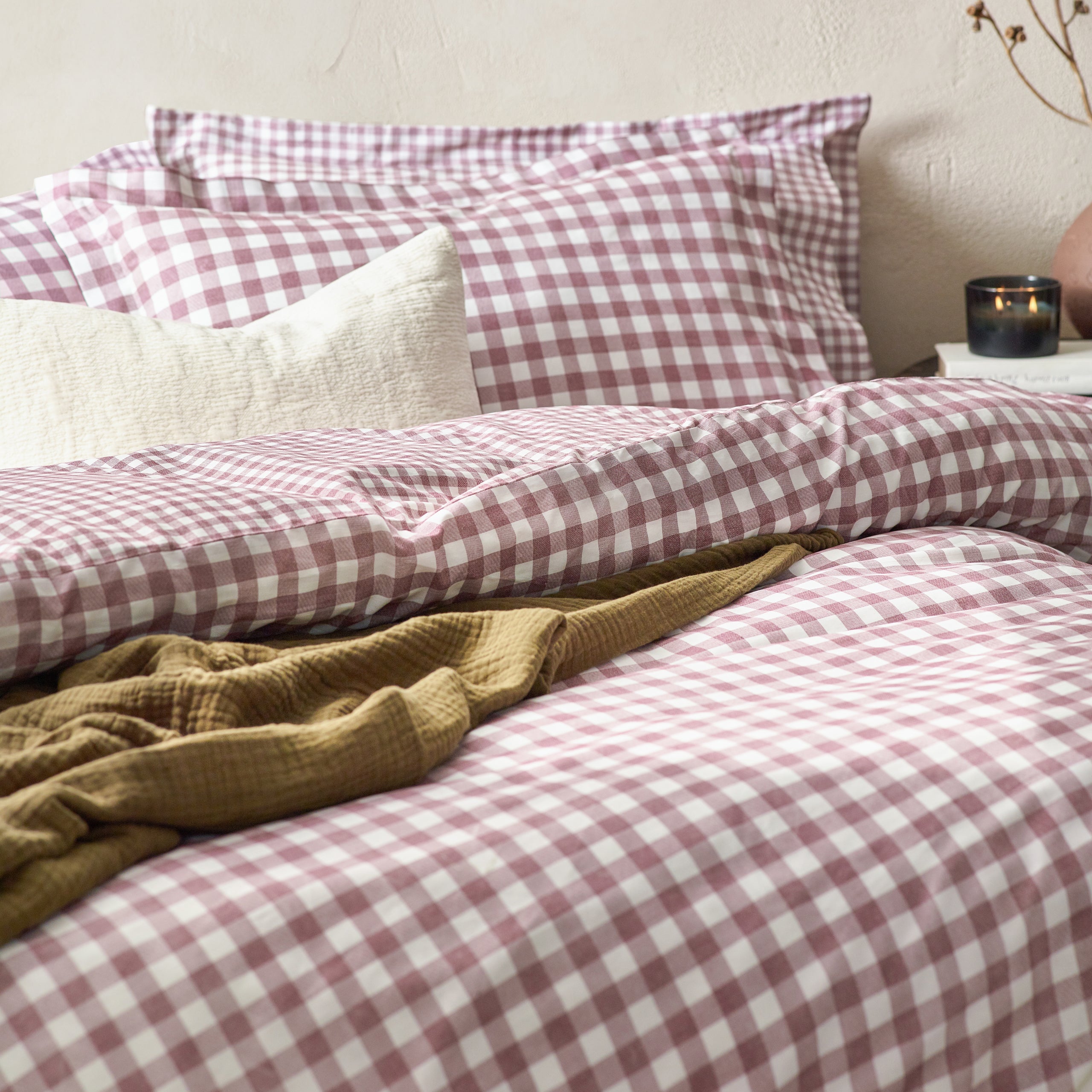 Barton Gingham Check Duvet Cover Set