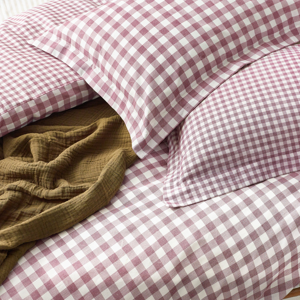 Barton Gingham Check Duvet Cover Set