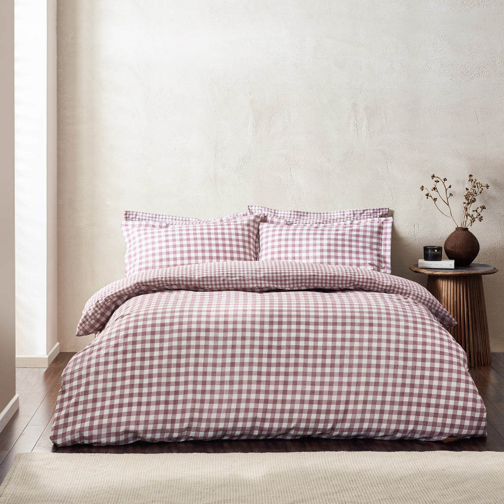 Barton Gingham Check Duvet Cover Set