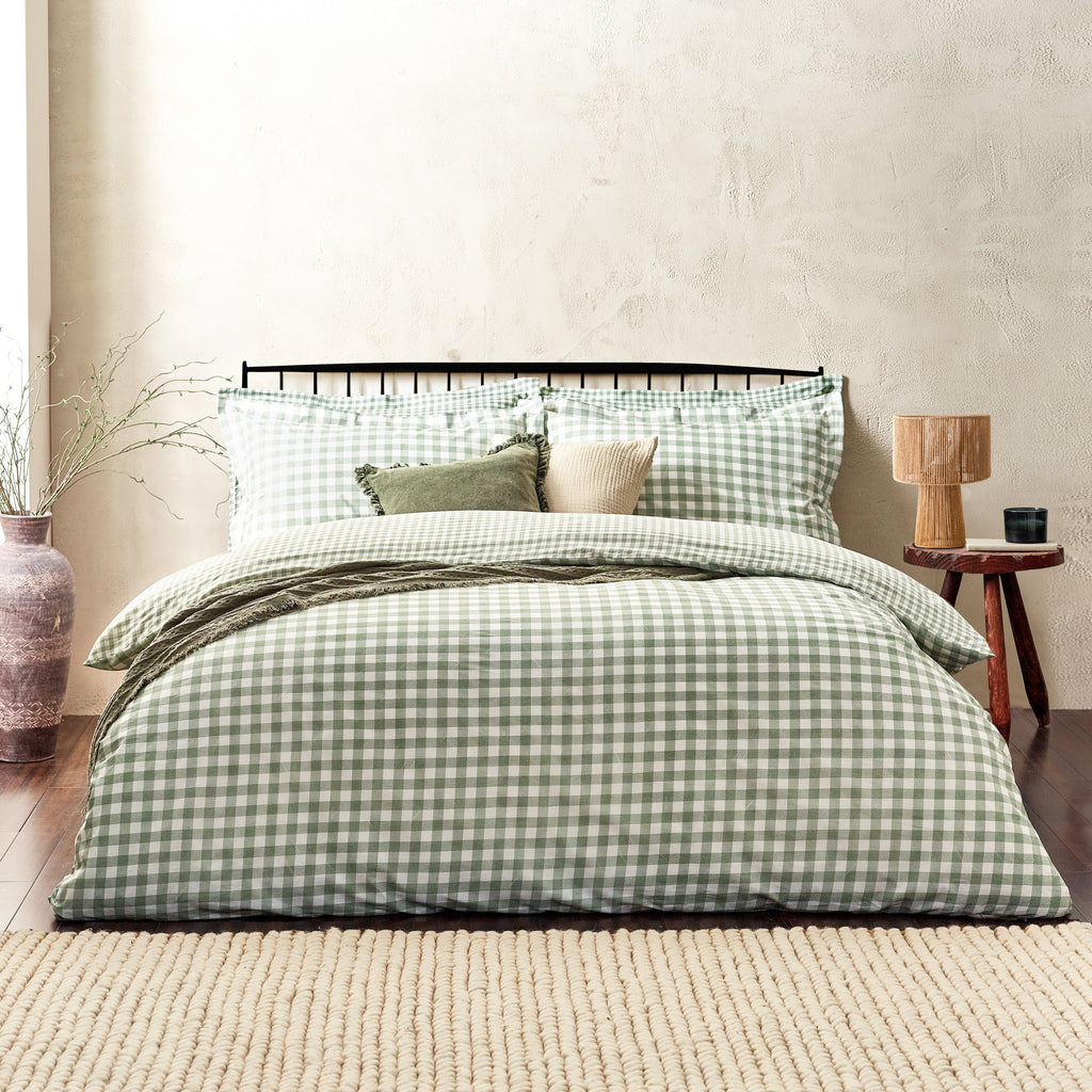 Barton Gingham Check Duvet Cover Set