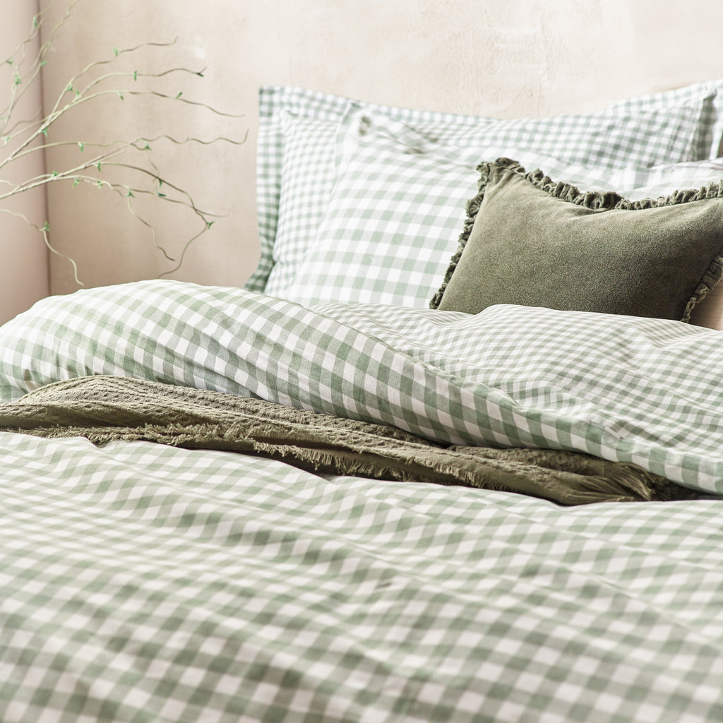Barton Gingham Check Duvet Cover Set