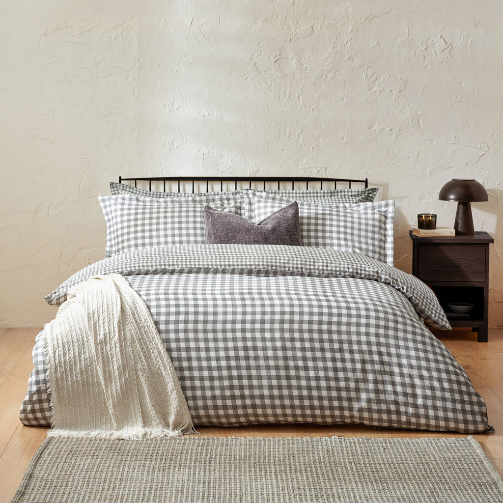 Barton Gingham Check Duvet Cover Set