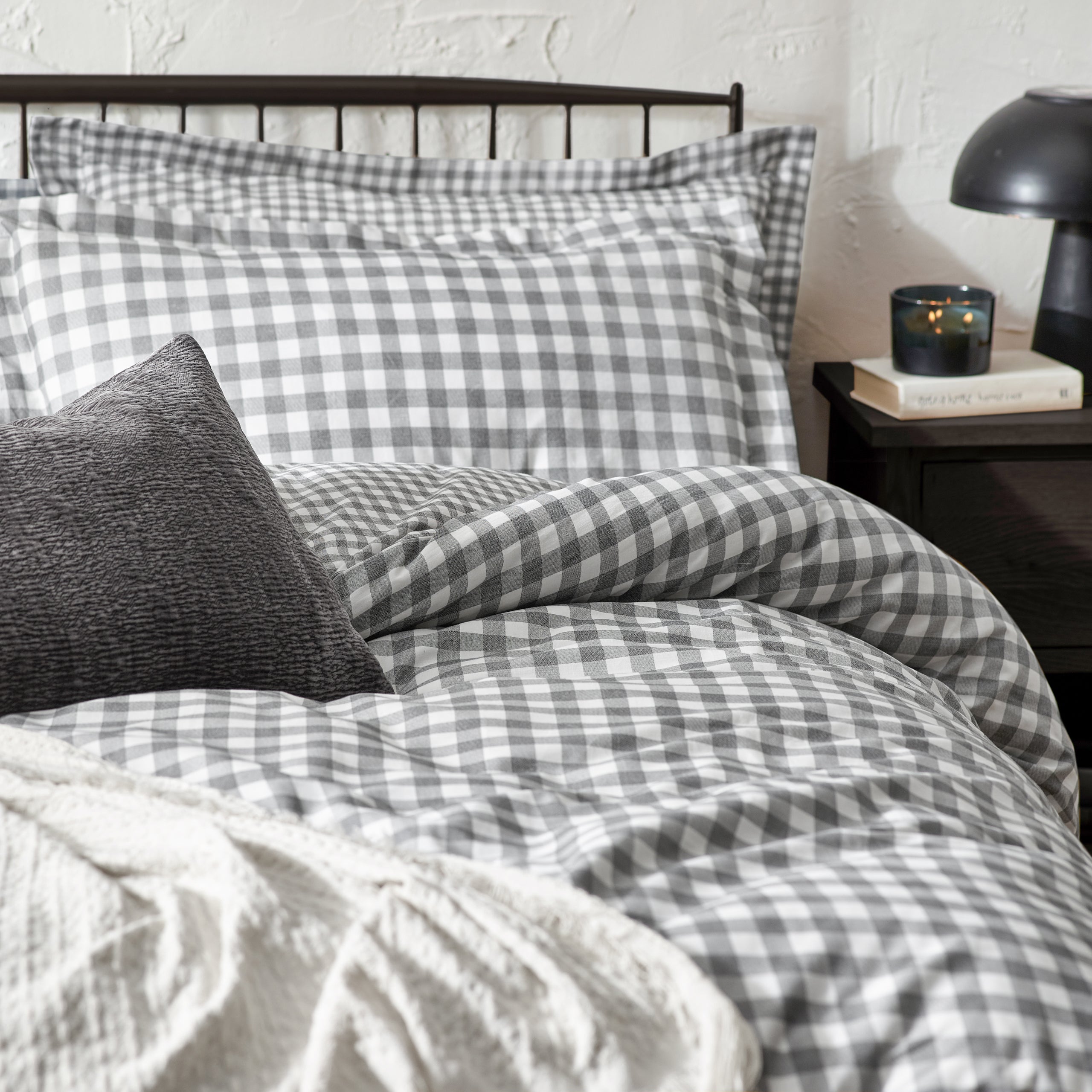 Barton Gingham Check Duvet Cover Set