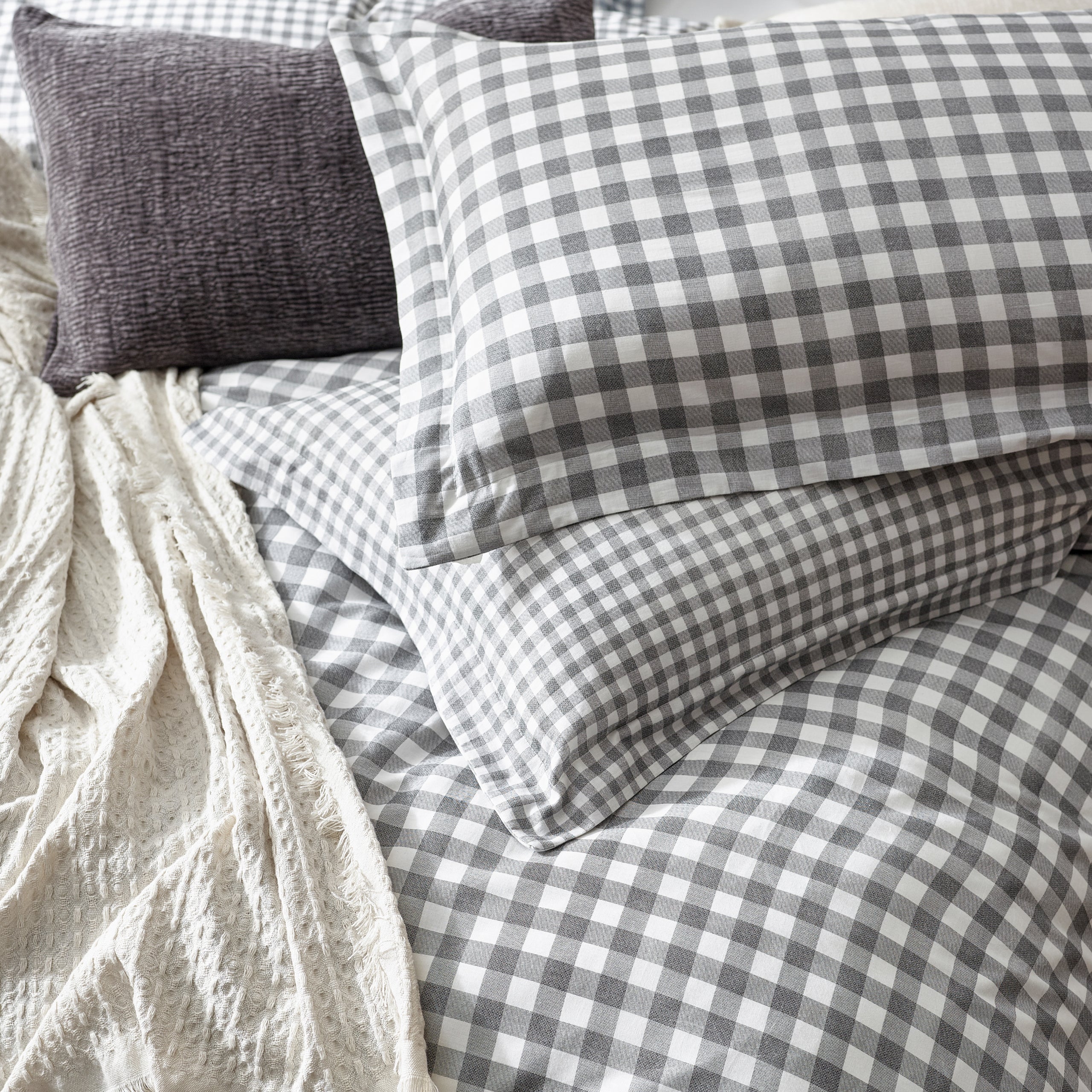 Barton Gingham Check Duvet Cover Set