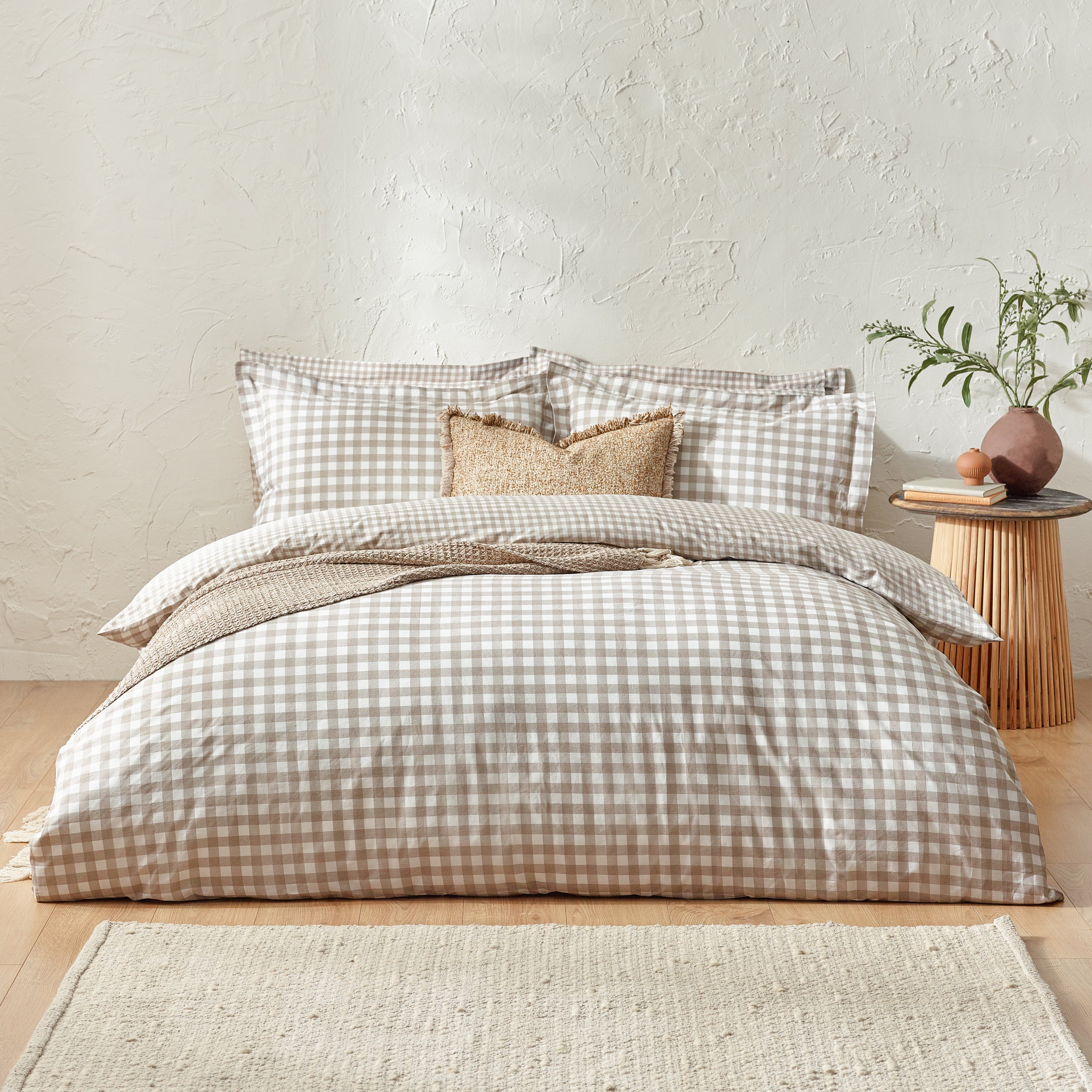 Barton Gingham Check Duvet Cover Set