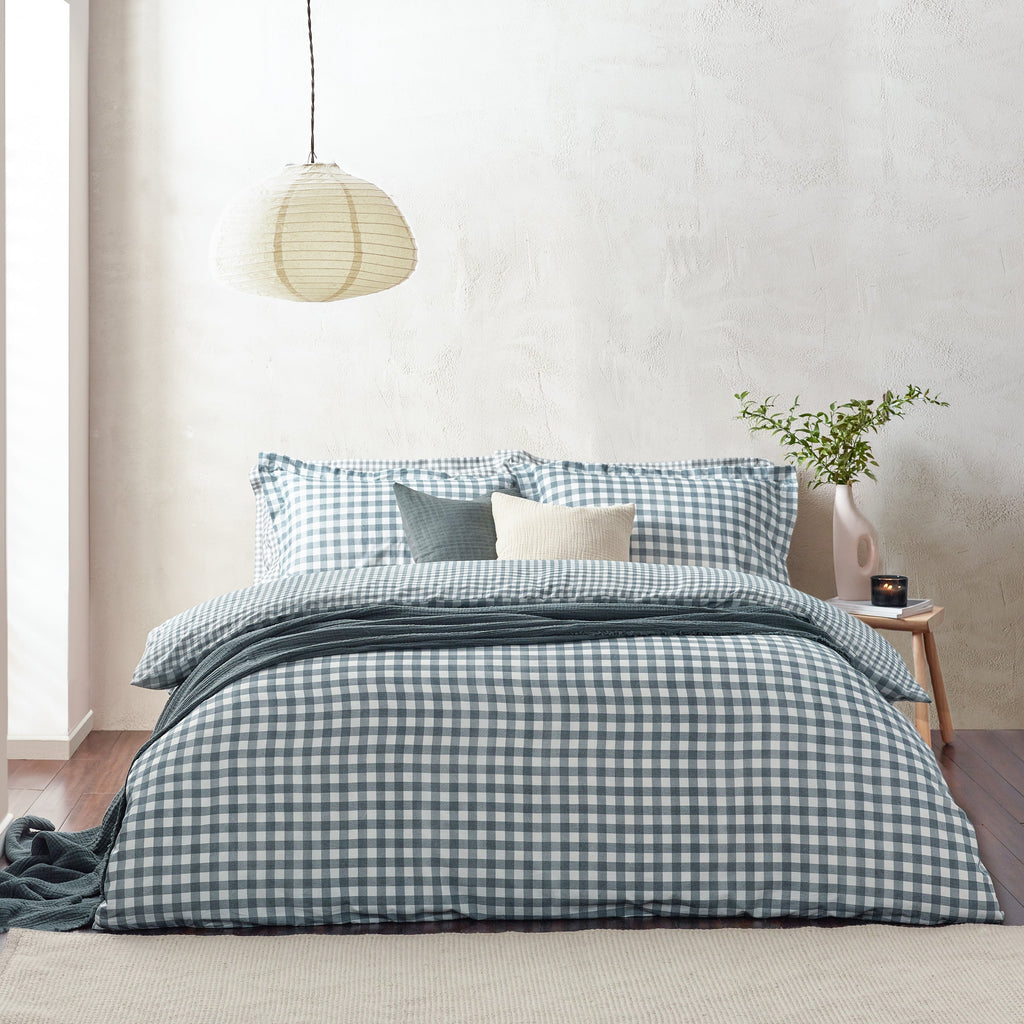 Barton Gingham Check Duvet Cover Set