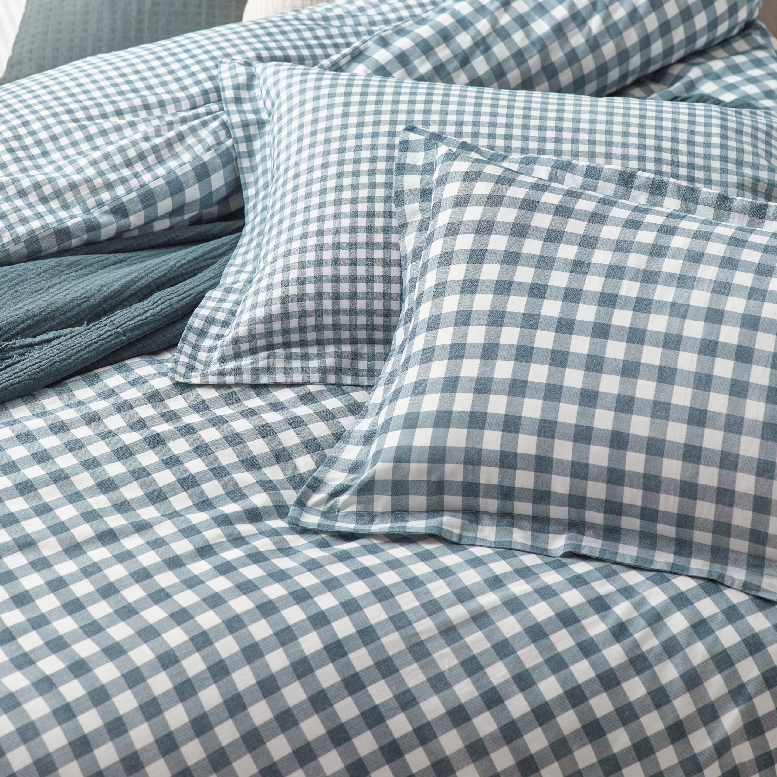 Barton Gingham Check Duvet Cover Set