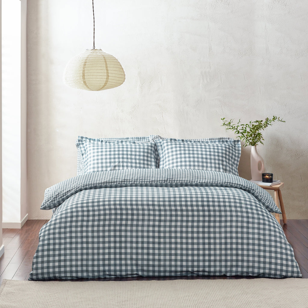 Barton Gingham Check Duvet Cover Set
