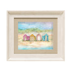 Beach Hut Framed Print