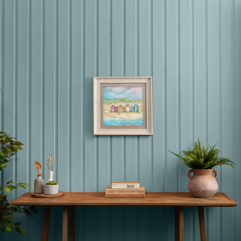 Beach Hut Framed Print
