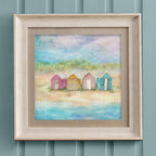 Beach Hut Framed Print