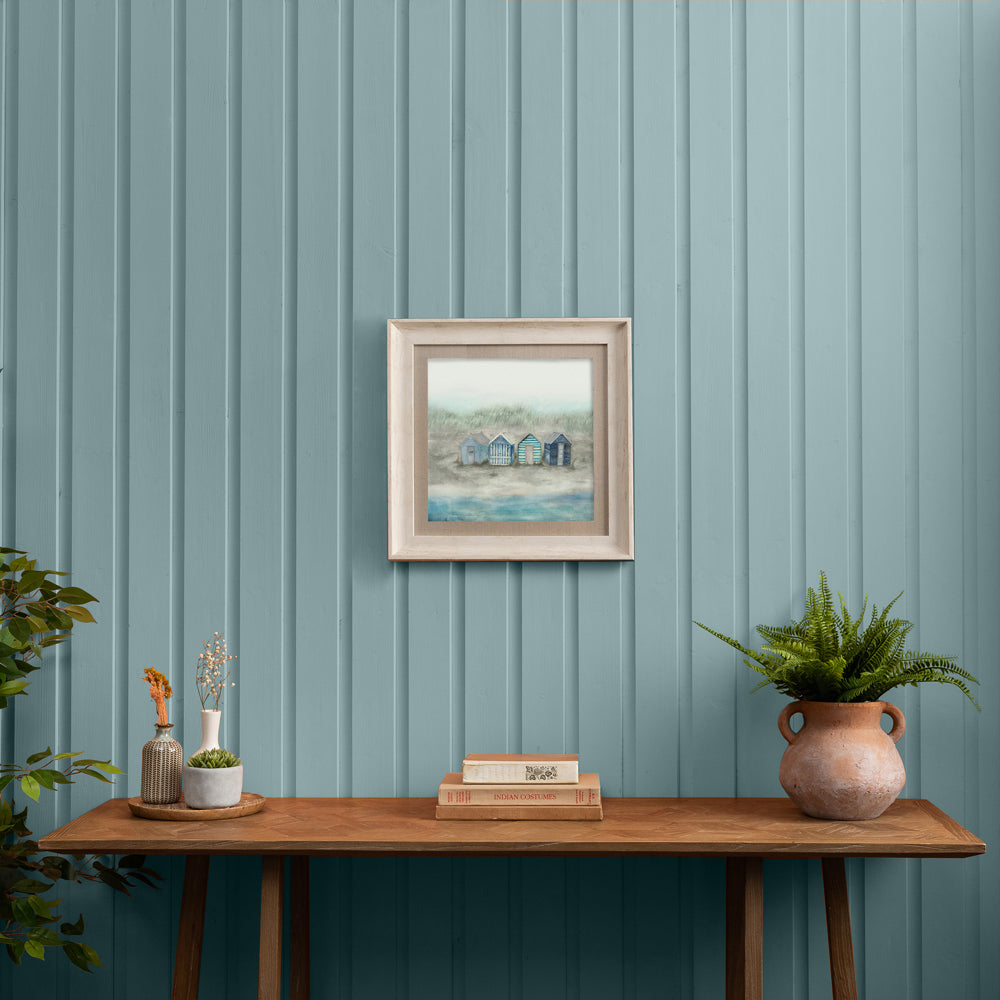 Beach Hut Framed Print