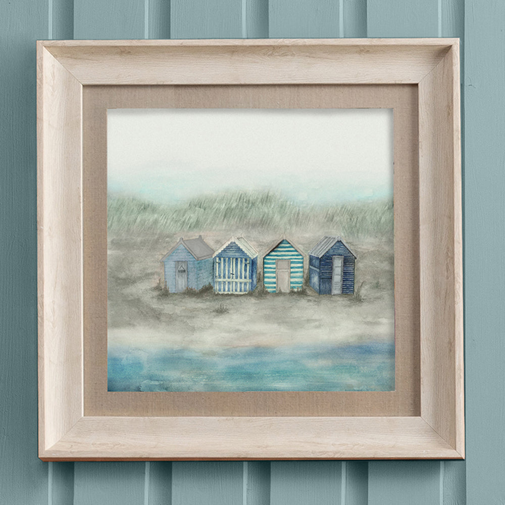 Beach Hut Framed Print
