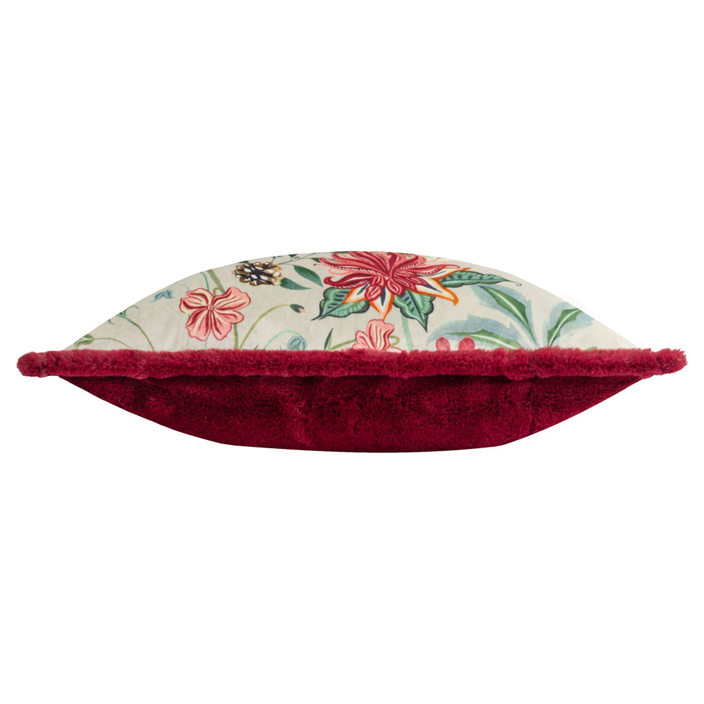 Beatrice Printed Velvet Cushion