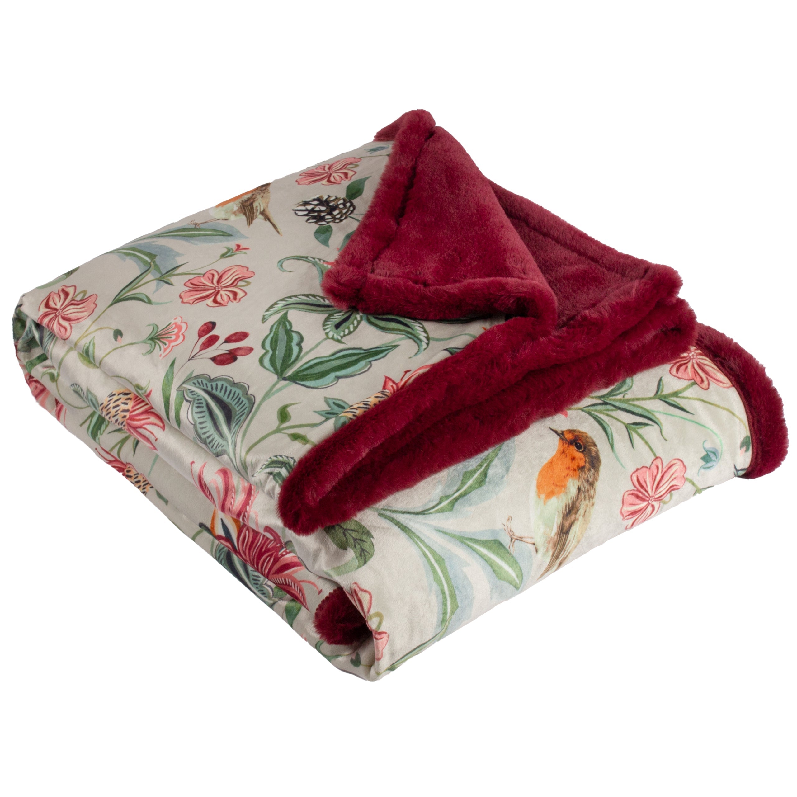 Beatrice Printed Velvet Throw