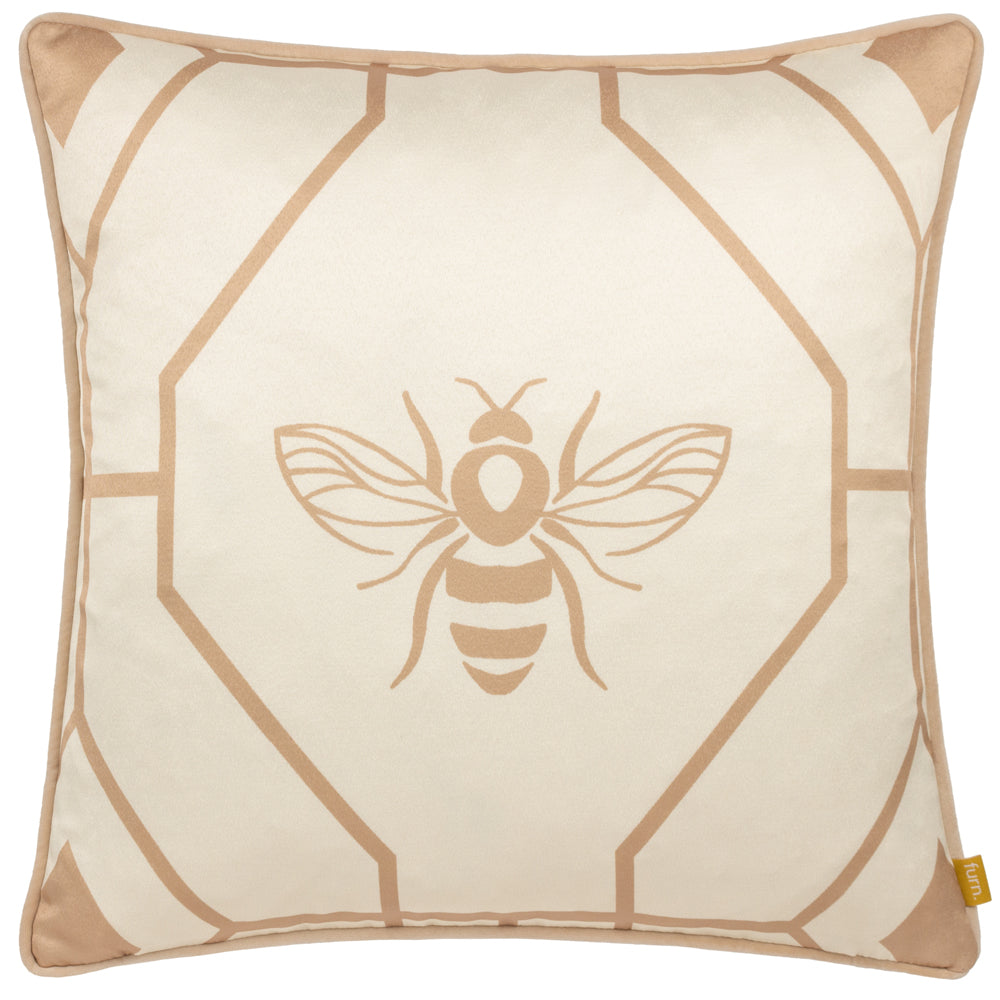 Bee Deco Geometric Cushion