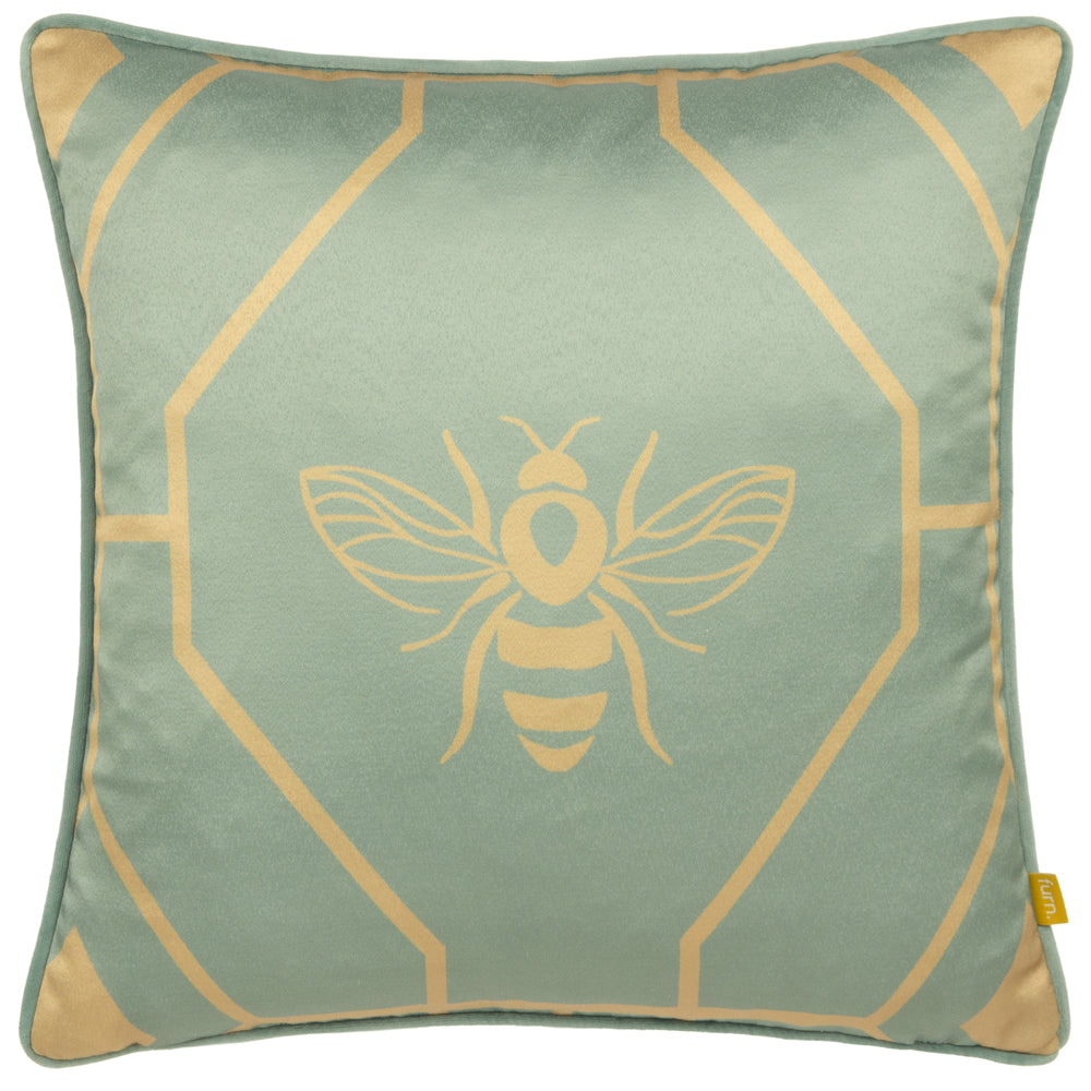 Bee Deco Geometric Cushion