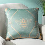 Bee Deco Geometric Cushion