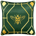 Bee Deco Geometric Cushion