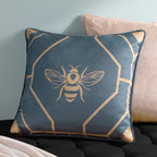 Bee Deco Geometric Cushion