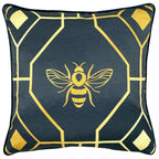 Bee Deco Geometric Cushion