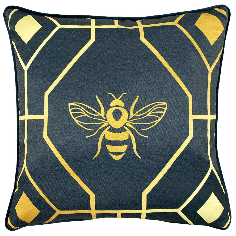Bee Deco Geometric Cushion