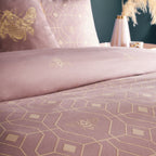 Bee Deco Geometric Duvet Cover Set