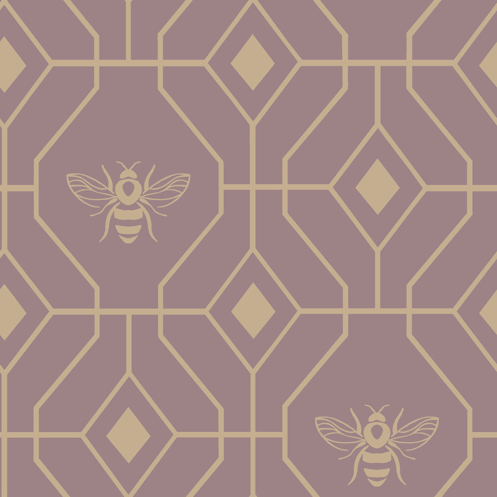 Bee Deco Geometric Duvet Cover Set