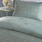 Bee Deco Geometric Duvet Cover Set