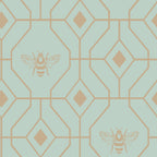 Bee Deco Geometric Duvet Cover Set