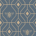 Bee Deco Geometric Duvet Cover Set