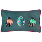 Beetalis Piped Velvet Cushion