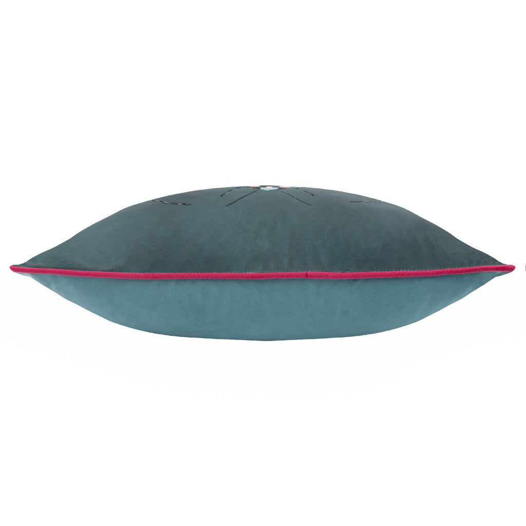 Beetalis Piped Velvet Cushion