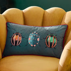 Beetalis Piped Velvet Cushion