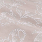 Bella Floral 100% Cotton Lined Pencil Pleat Curtains