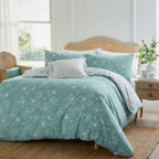 Bella Reversible Floral Duvet Cover Set