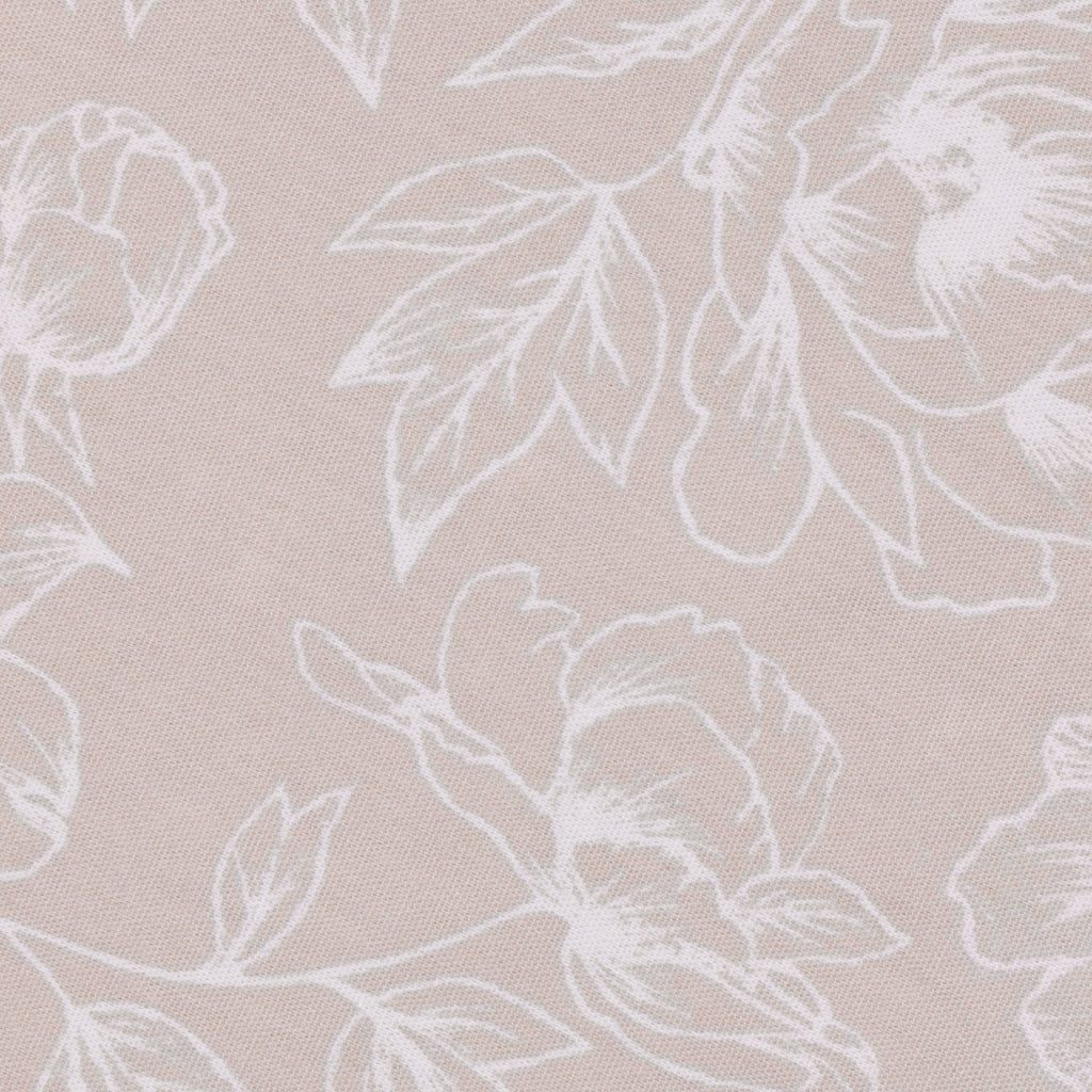 Bella Floral 100% Cotton Lined Eyelet Curtains