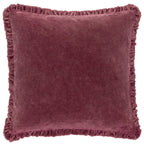 Bertie Washed Cotton Velvet Cushion