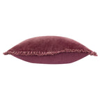 Bertie Washed Cotton Velvet Cushion