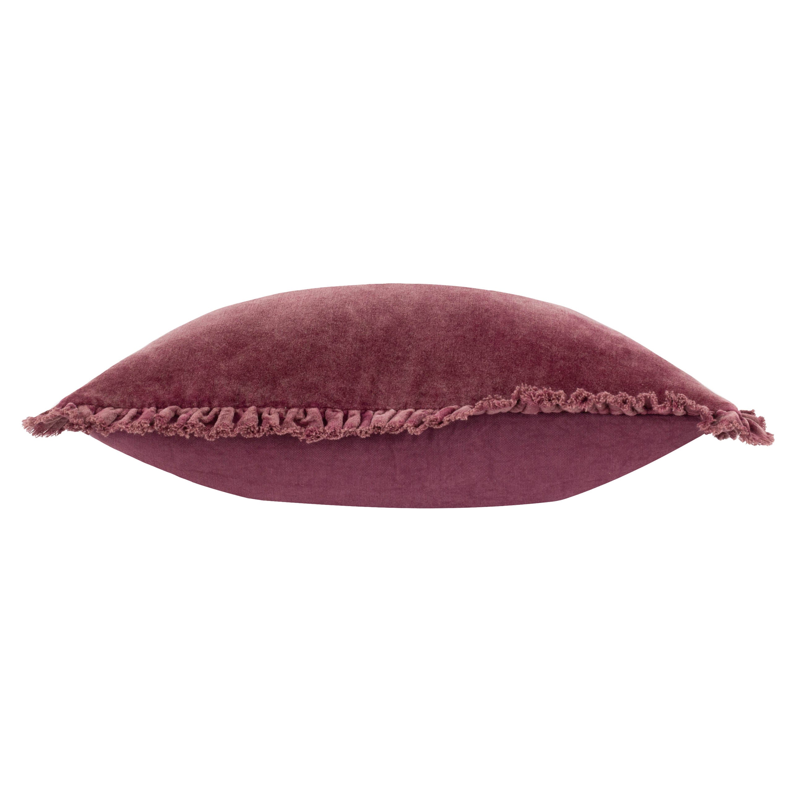 Bertie Washed Cotton Velvet Cushion