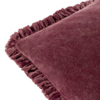 Bertie Washed Cotton Velvet Cushion