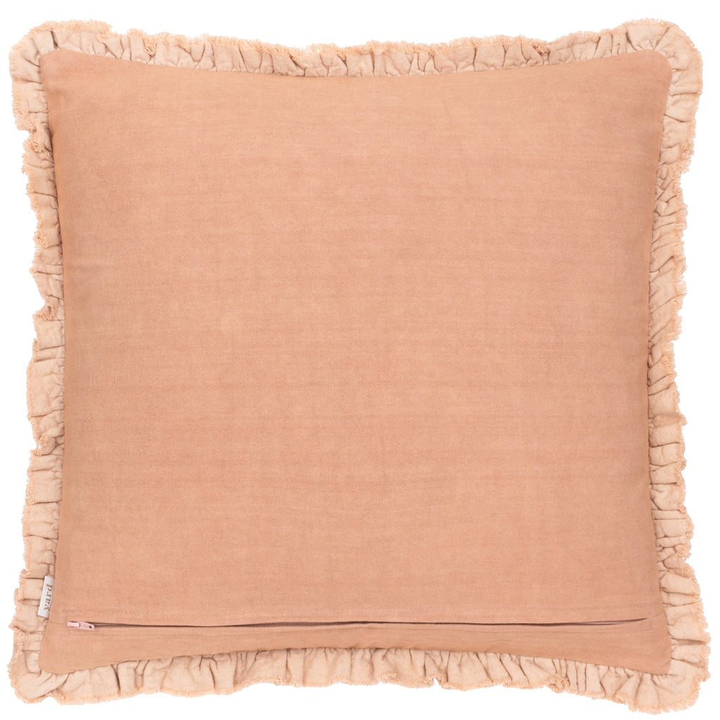 Bertie Washed Cotton Velvet Cushion