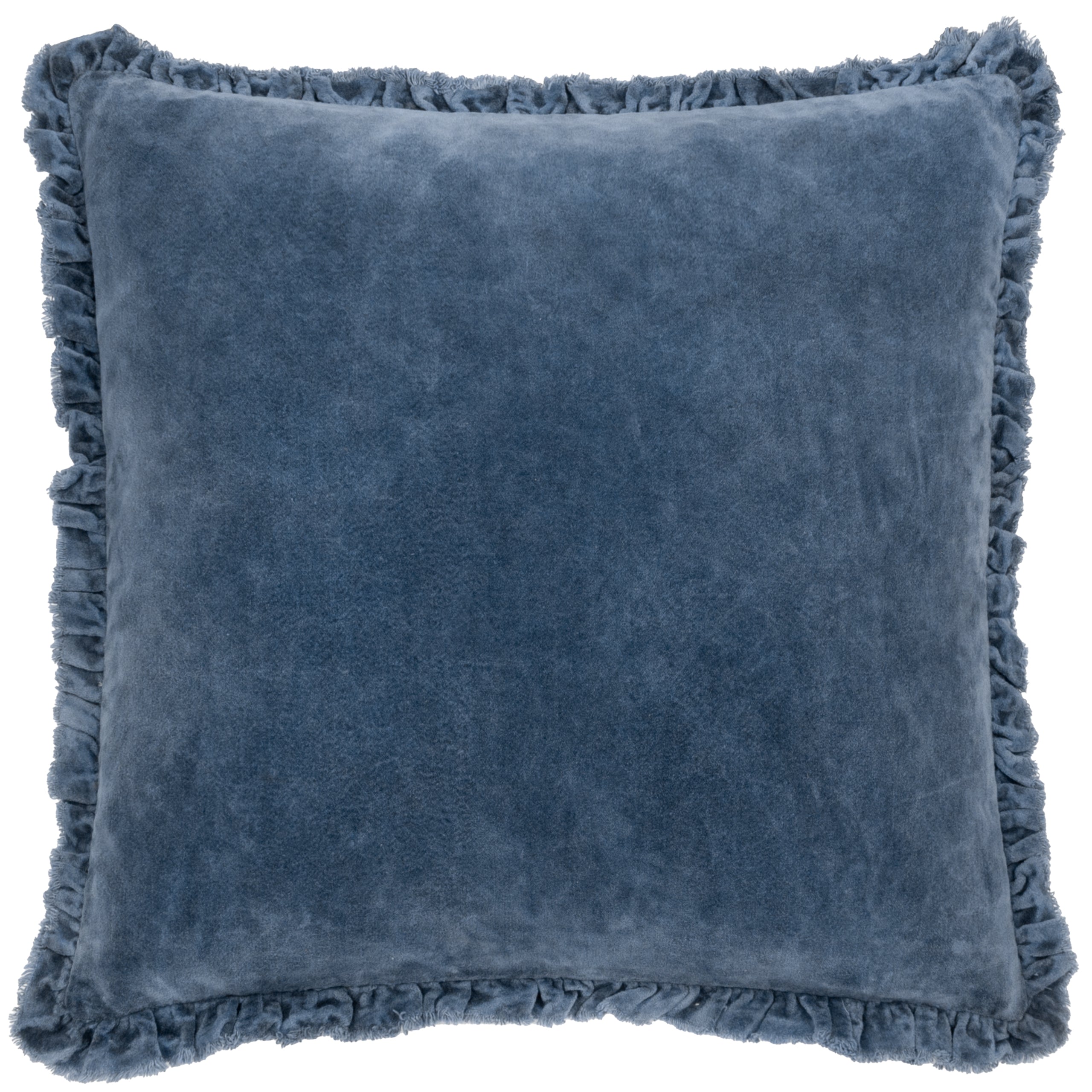 Bertie Washed Cotton Velvet Cushion